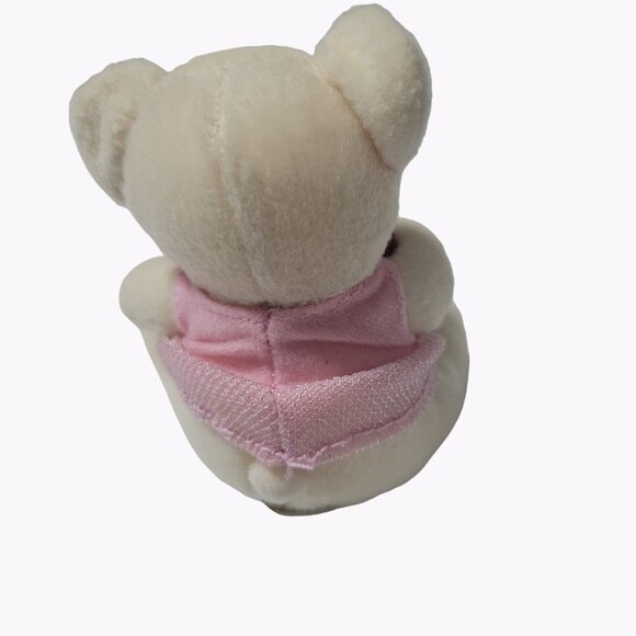 Build a Bear Velvet Teddy 4 inch Mini Plush Heart Stuffed Animal Valentines Day - Picture 3 of 7